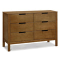 Carter's Colby 6-Drawer Dresser in Walnut - Versatile Nursery Storage