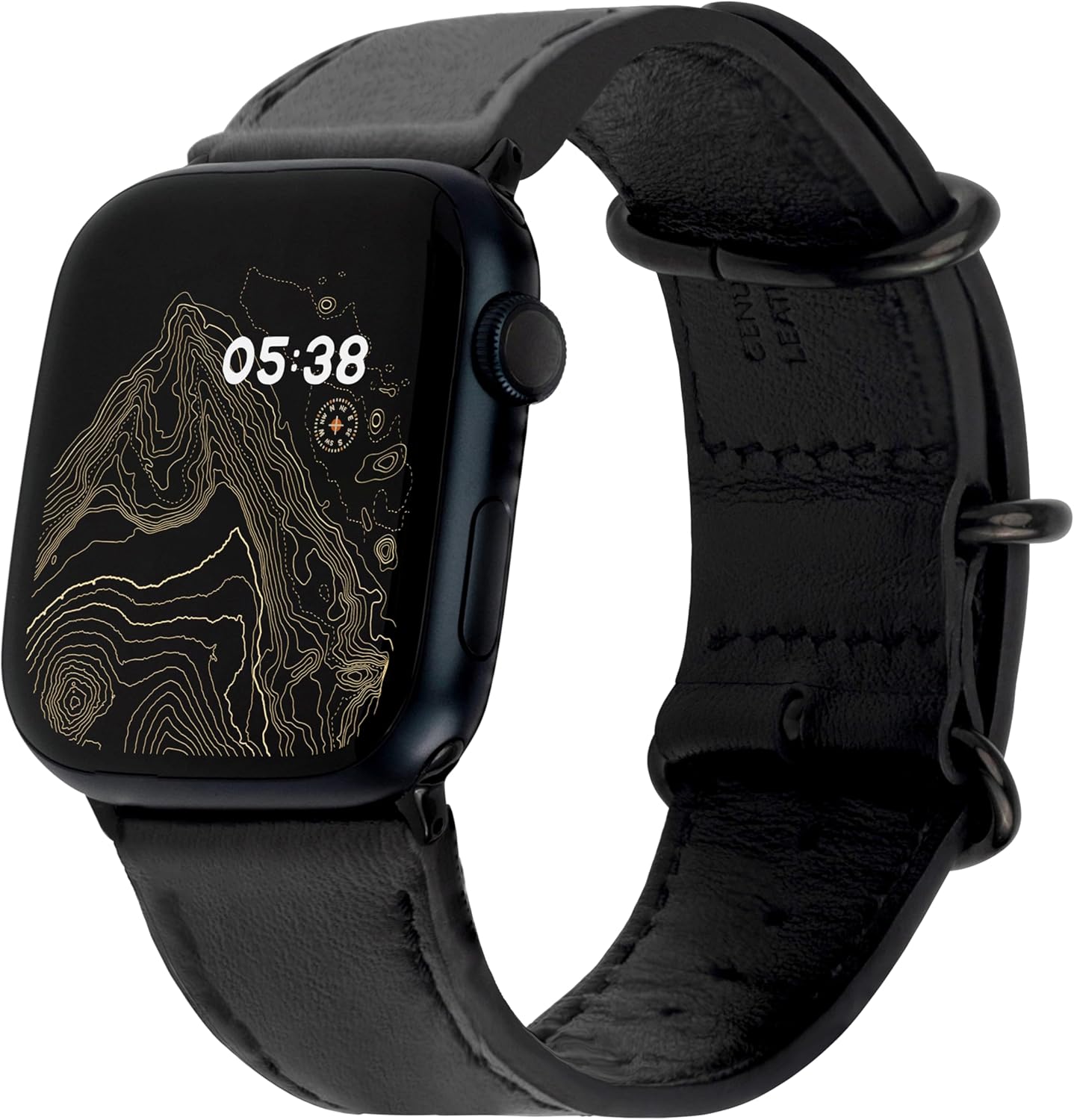 Carterjett Extra Large Leather Band for Apple Watch 42mm 41mm 40mm