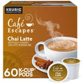 Cafe Escapes Chai Latte Single-Serve K-Cup Pods, 60 Count - Creamy
