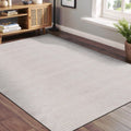 Beverly Rug Easy Jute Off White Rug 4x6 - Washable Low-Pile