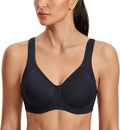 High Impact Sports Bras for Women Support Underwire Cross Back bounce