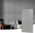 Art3d 4 Wood Slat Acoustic Panels for Wall and Ceiling - Brushed