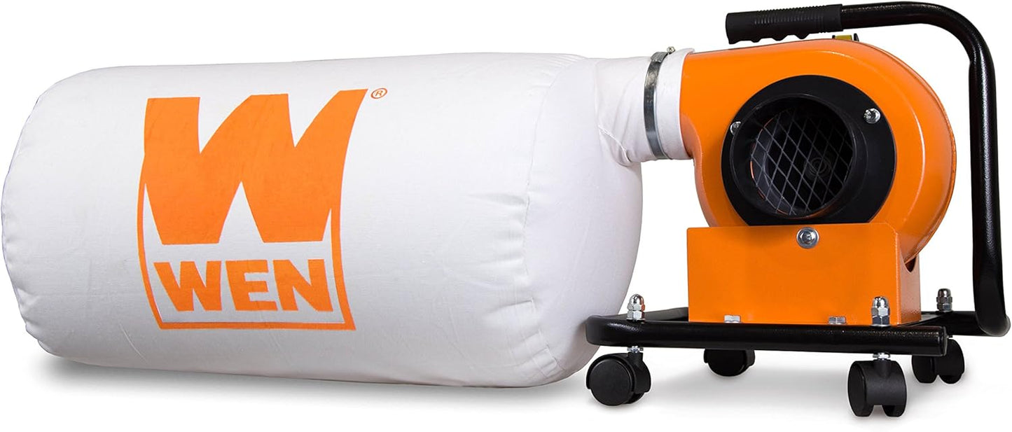 WEN Woodworking Dust Collector with 5.7-Amp Motor and Bag
