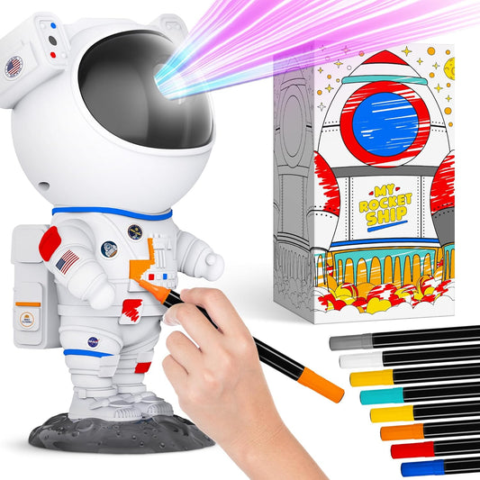DIY Astronaut Galaxy Projector - Paint Your Own Night Light Kit