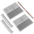 BLIKA 70 Pack T316 Stainless Steel Swage Lag Screws for Decks