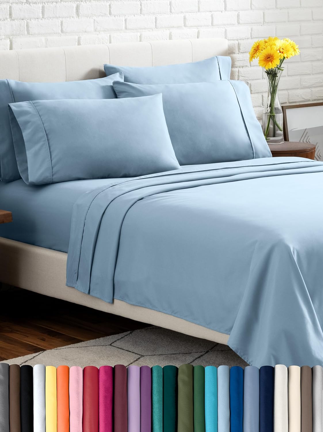 Bare Home Hotel Luxury Split King Sheet Set for Ultimate Comfort