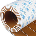 OCEANBROAD Boat Flooring EVA Foam Faux Teak Decking Sheet