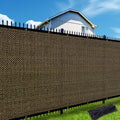 Artpuch Fence Privacy Screen 6ft x 50ft Mocha - Heavy Duty 170GSM