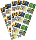 Garden Delights 100 Postage Stamps 2024 Edition - Floral Letter Stamps