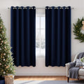 KOUFALL 72x63 Inches Long Navy Blue Blackout Curtains Review