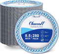 8.5 Inch Paper Plates Bulk 280 Count - Heavy Duty Disposable Plates