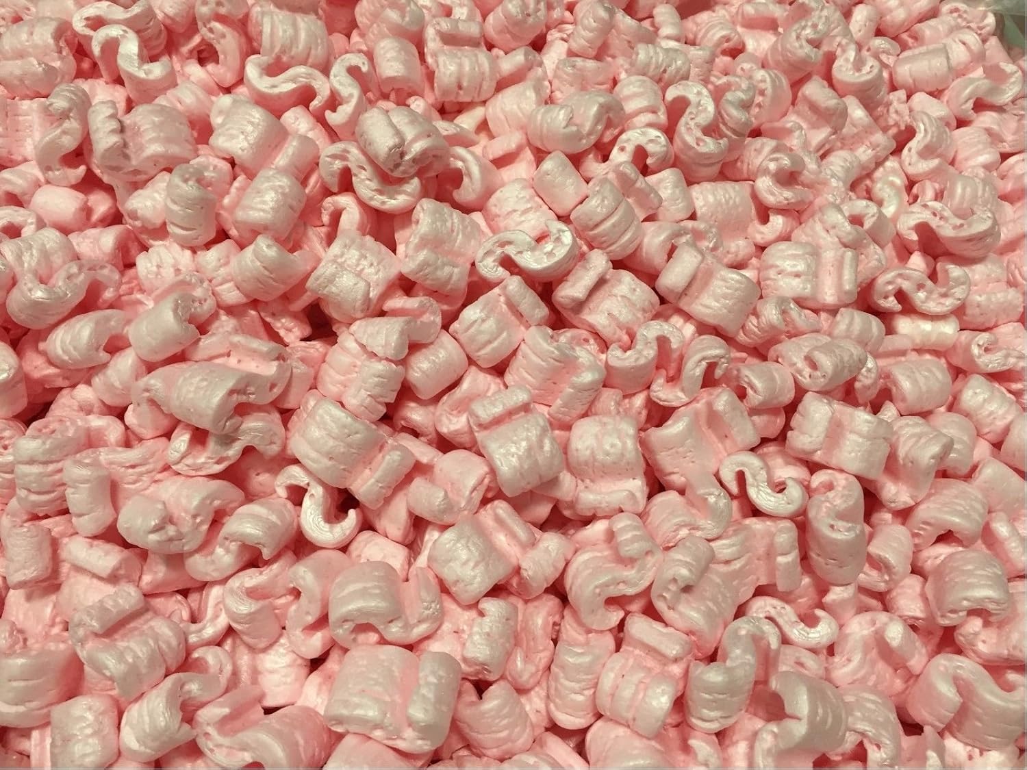Packing Peanuts Shipping Anti Static Loose Fill 60 Gallons Pink