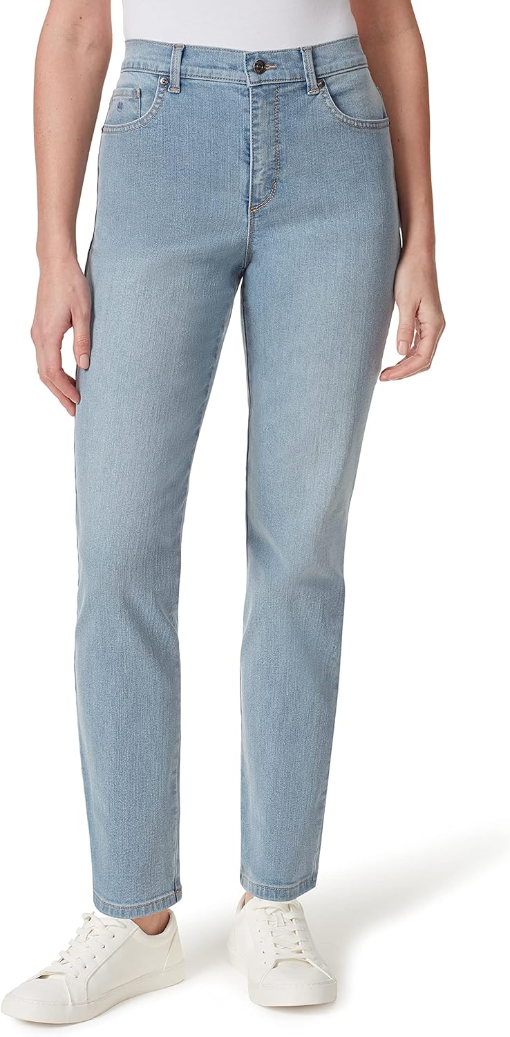 Gloria Vanderbilt Womens Amanda Classic High Rise Tapered Jean