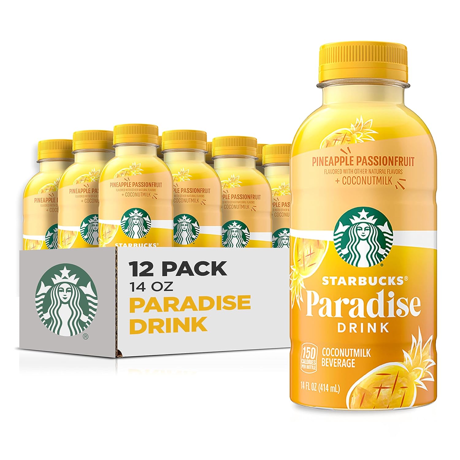 Starbucks Paradise Drink 14oz Bottles - Fruity Coconut Delight