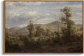 Framed Canvas Wall Art Vintage Landscape 24x36 - Classic Gallery Print