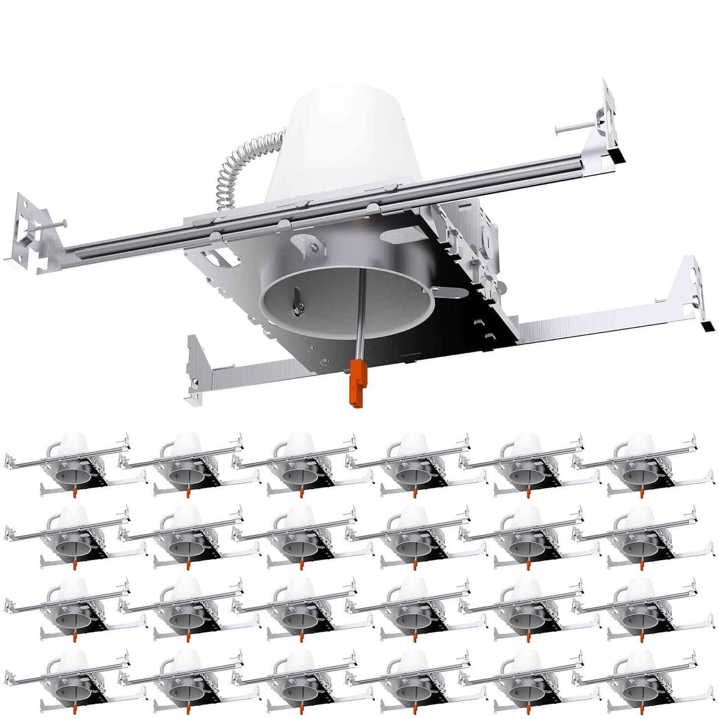 Sunco 24 Pack 4 Inch Can Lights Housing for New Construction