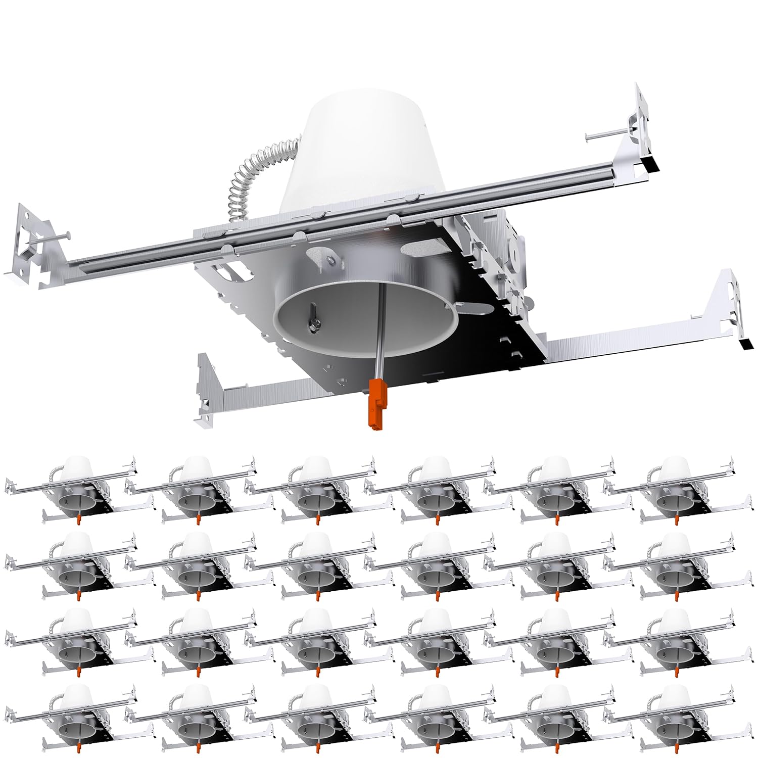 Sunco 24 Pack 4 Inch Can Lights Housing for New Construction