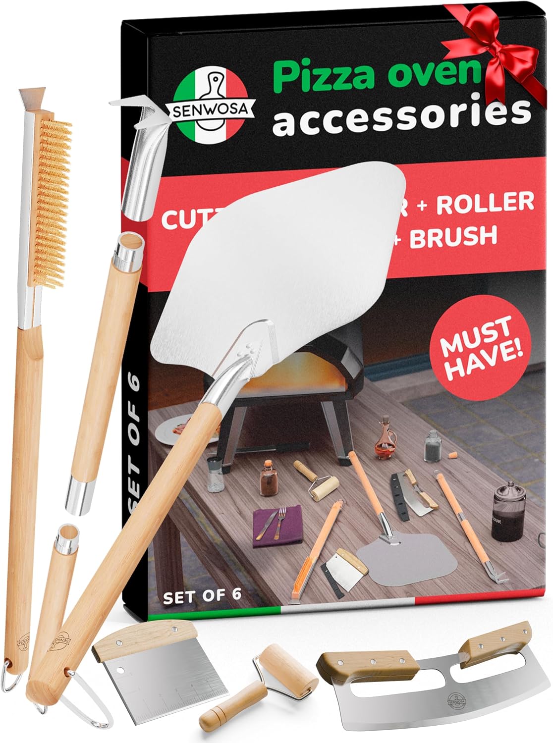 Premium Pizza Oven Accessories Kit for Home Pizza Making