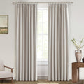100% Blackout Thermal Curtains 84 Length 2 Panels Set - Full Darkening