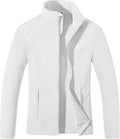 MAGCOMSEN Women's Fleece Jacket Zip Up Coat - Lightweight (Style L3LH)
