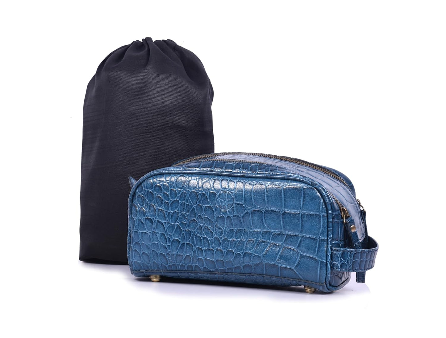 10 Premium Leather Toiletry Travel Pouch for Stylish Grooming