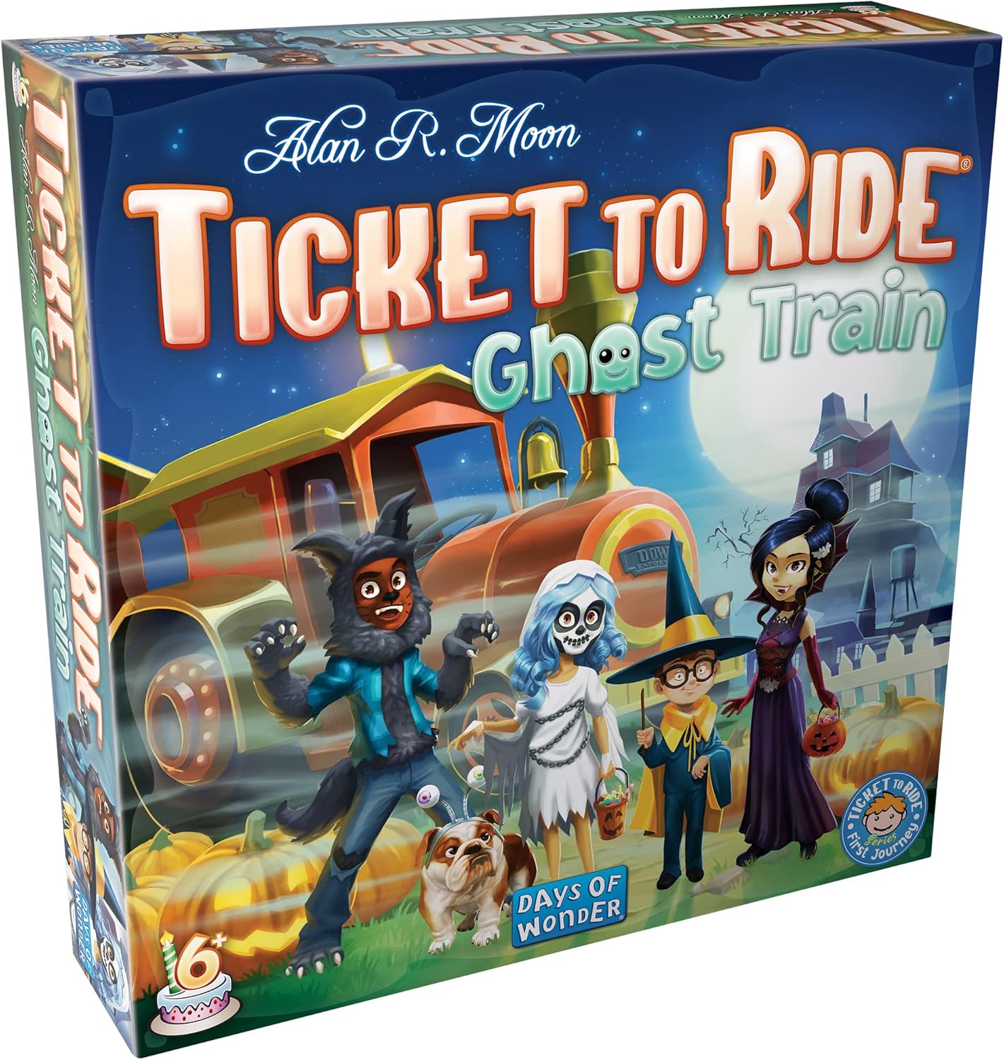 Ticket to Ride Ghost Train Board Game - Spooky Family Fun