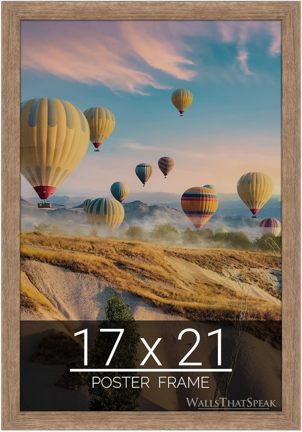 wallsthatspeak 17x21 Brown Barnwood Picture Frame Review