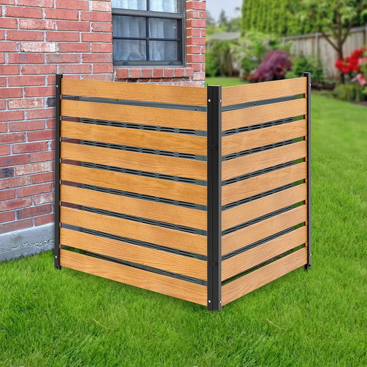 ZIIKEBTUY 48in W x 48in Air Conditioner Fence for Privacy