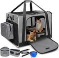 Extra Large Cat Carrier with Litter Box 24ftx17ftx17ft - Travel Ready