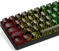 XVX Black Topographic Shine Through Keycaps - Backlit OEM Set