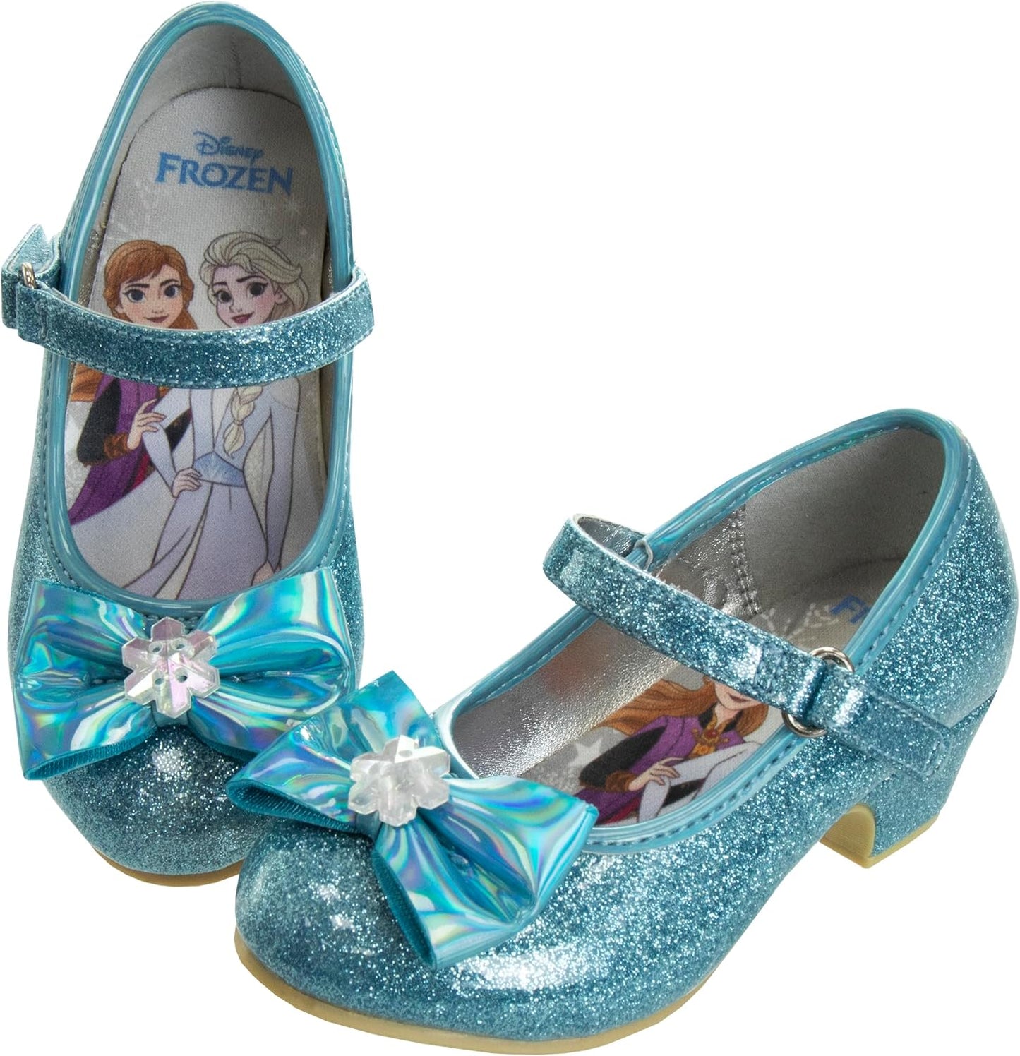 Frozen Toddler Girls Mary Jane Flat Pump Strap with Bow Shoes
