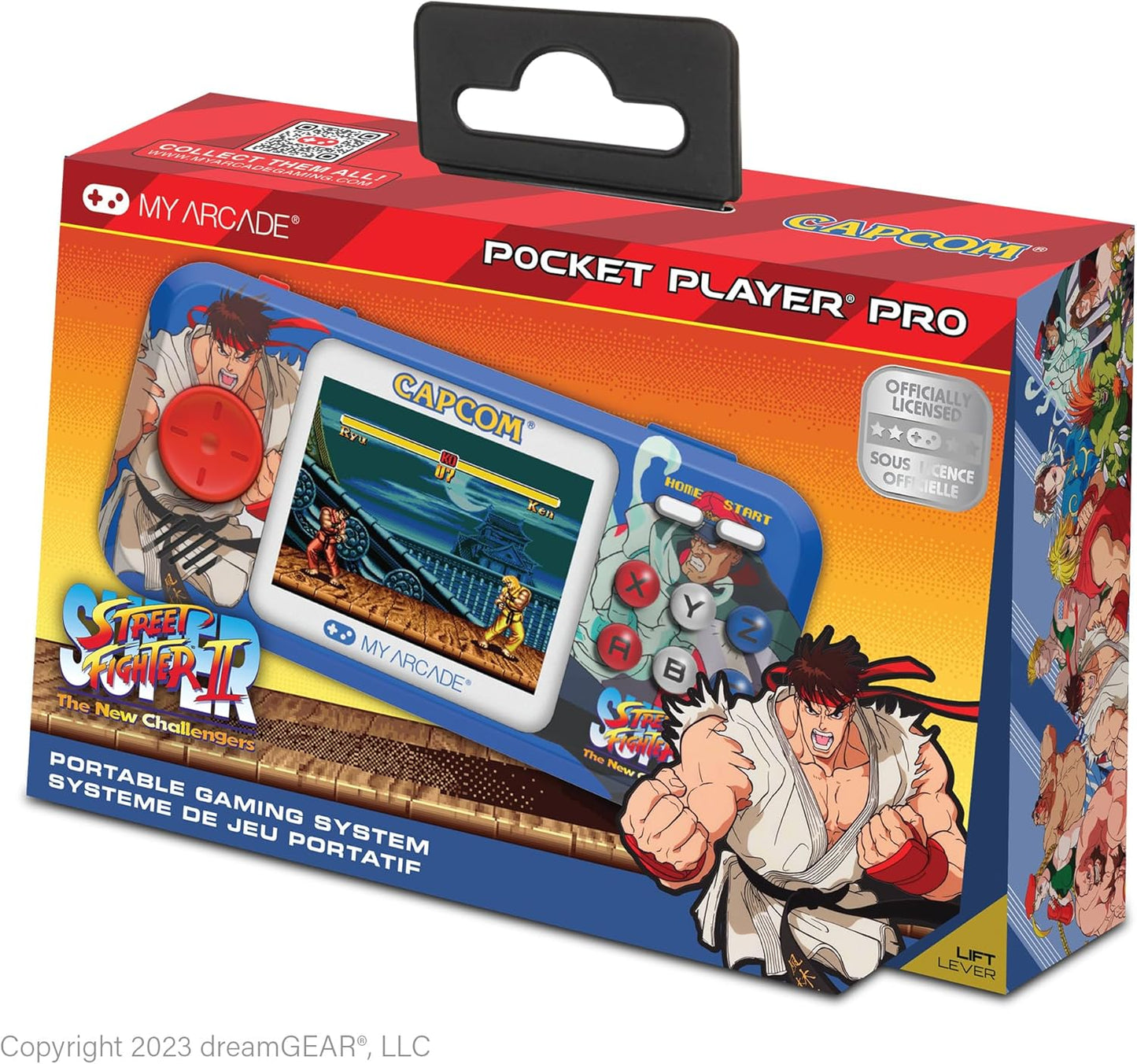 My Arcade Street Fighter II Pocket Player Pro: Retro Handheld Game
