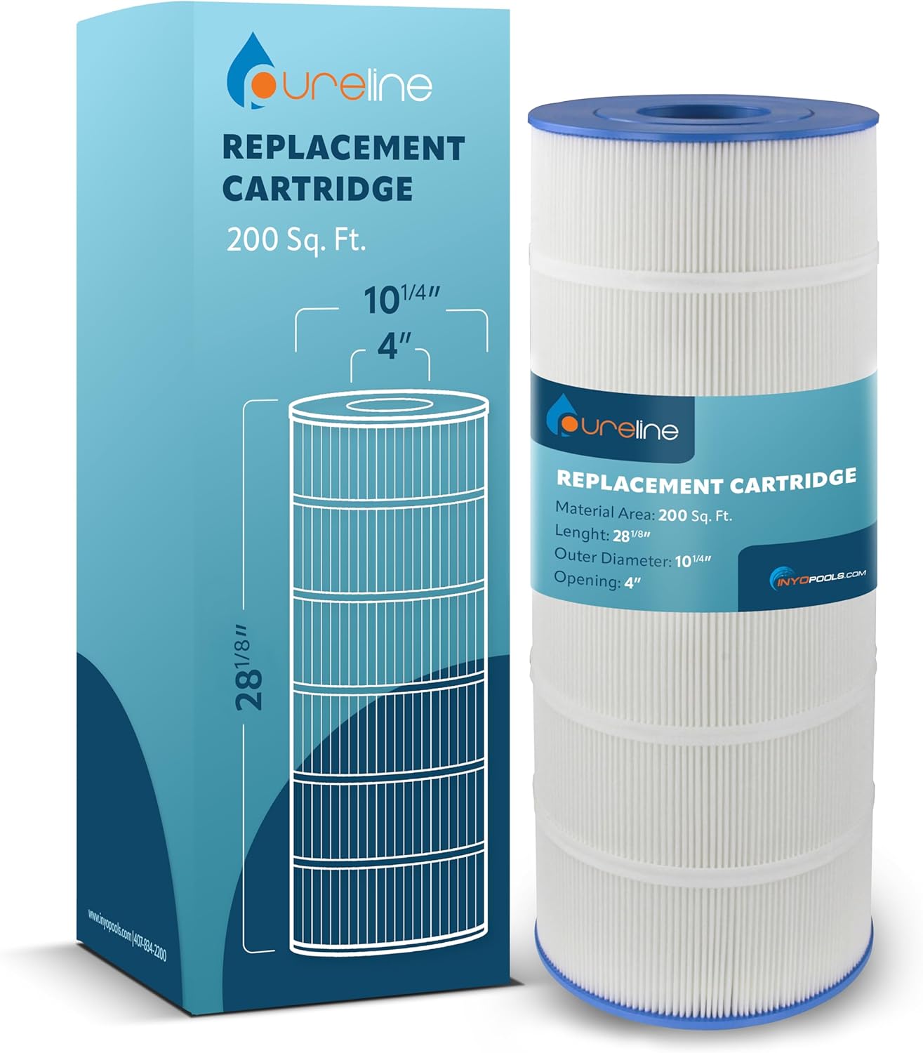 Pureline Pool Replacement Cartridge Filter for Hayward C200S