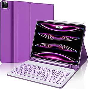 iPad Pro 12.9 Case with Keyboard - Removable Magic Keyboard