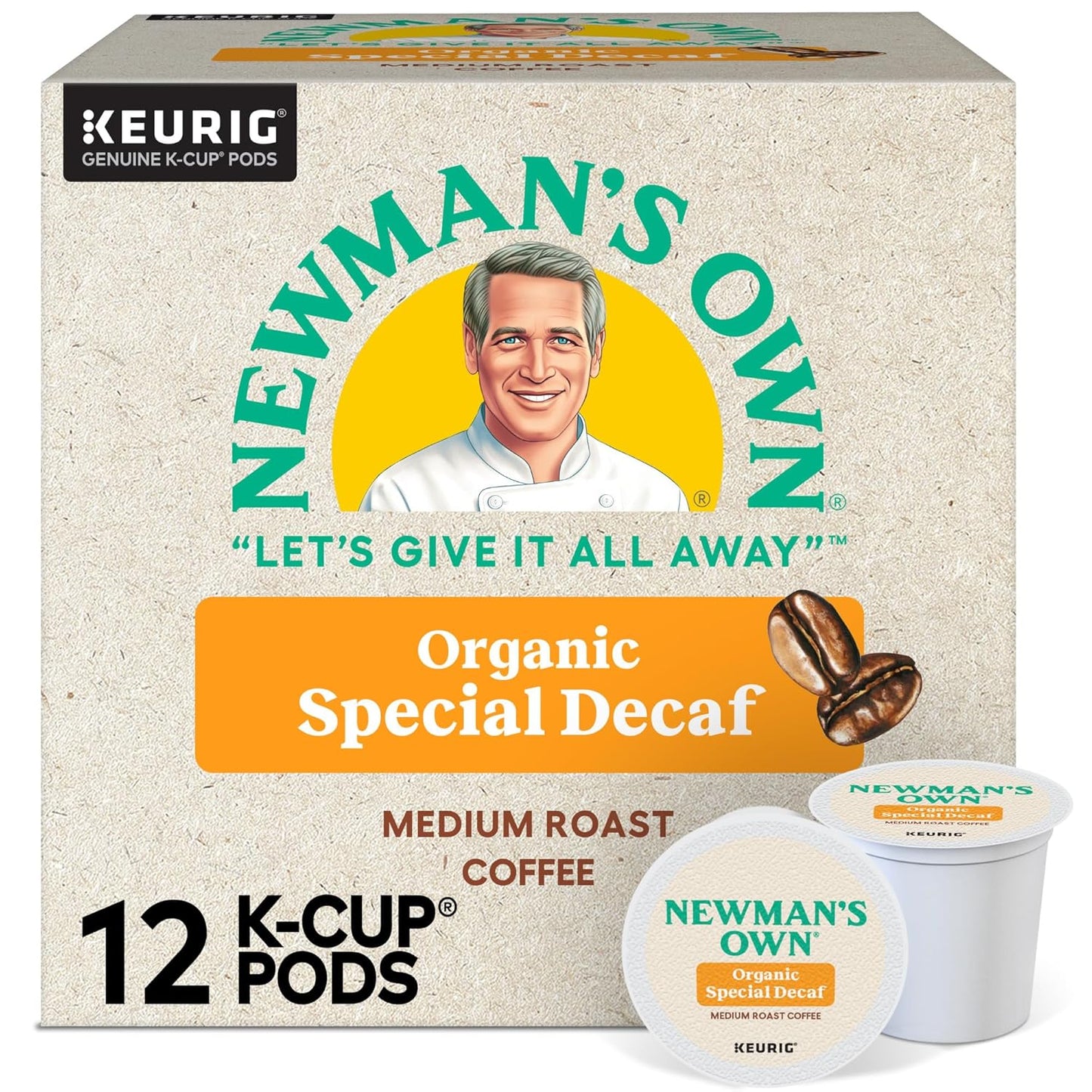 Newman's Own Organics Decaf K-Cup Pods for Smooth Coffee Lovers