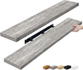 Floating Shelves for Wall 48 in Gray - Invisible Bracket Display