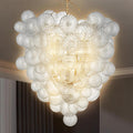 Extra Large Glass Bubble Chandelier 2-Layer 36 in Diameter - Statement