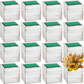 Wooden Cube Planter Boxes 18 Sets - Rustic 4 in Centerpiece Kit