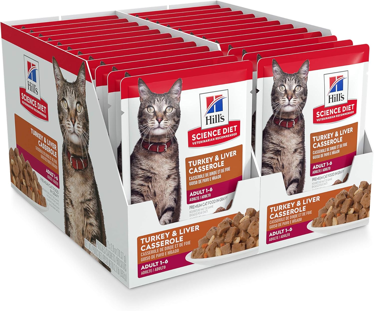 Hill's Science Diet Adult Wet Cat Food, Turkey Casserole Stew