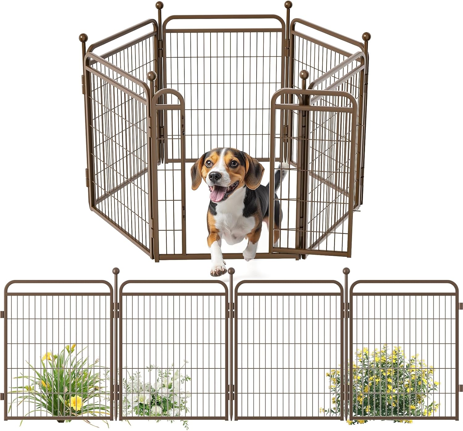 Gardner Pet Dog Playpen - Safe, Sturdy, and Versatile Design