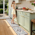 Anti Fatigue Kitchen Mats Set of 2 - Cushioned Non Slip Standing Mats