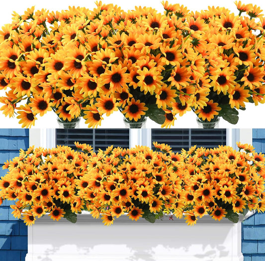 Uieke 24 Bundles Sunflowers Artificial Flowers for Home Decor