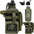 Iron Infidel Battle Bottle - 64 oz Insulated Water Jug