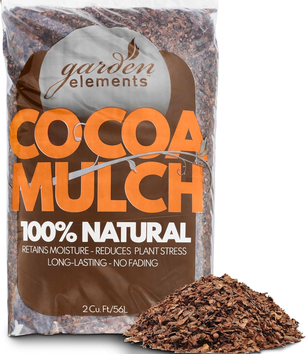 Natural Cocoa Bean Shell Mulch for Gardens and Flower Beds