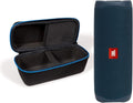 JBL Flip 5 (Blue) Bundle with divvi! Protective Hardshell Case