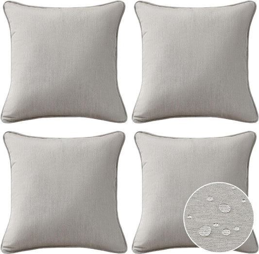 Sunbrella Decorative Outdoor Water Repellent Throw Pillows Set