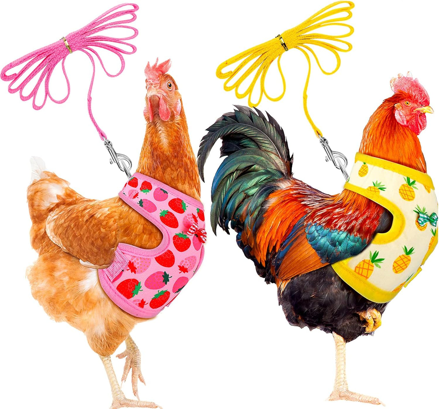 Adjustable Chicken Harness Set - Comfortable & Breathable!