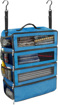 Suitcase Organizer Hanging Travel Shelves - Portable Packing Cubes