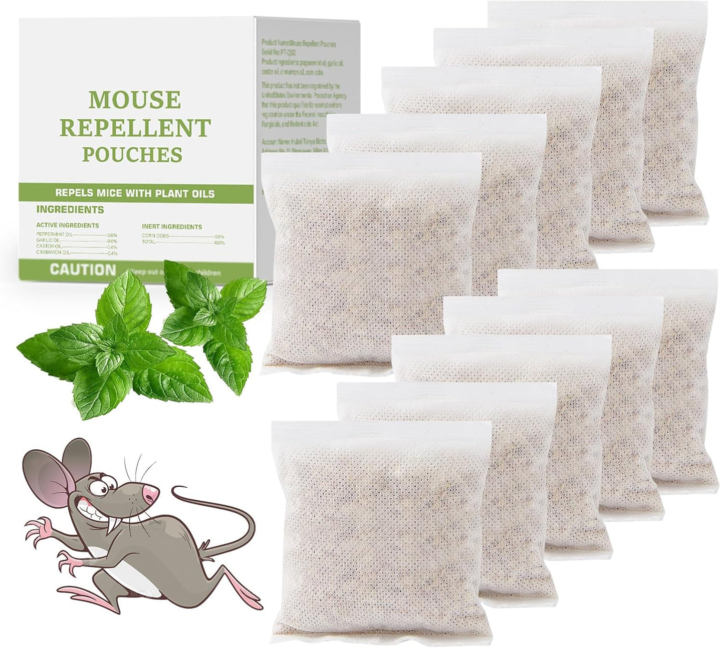 Natural Peppermint Rodent Deterrent - FEARLEFT