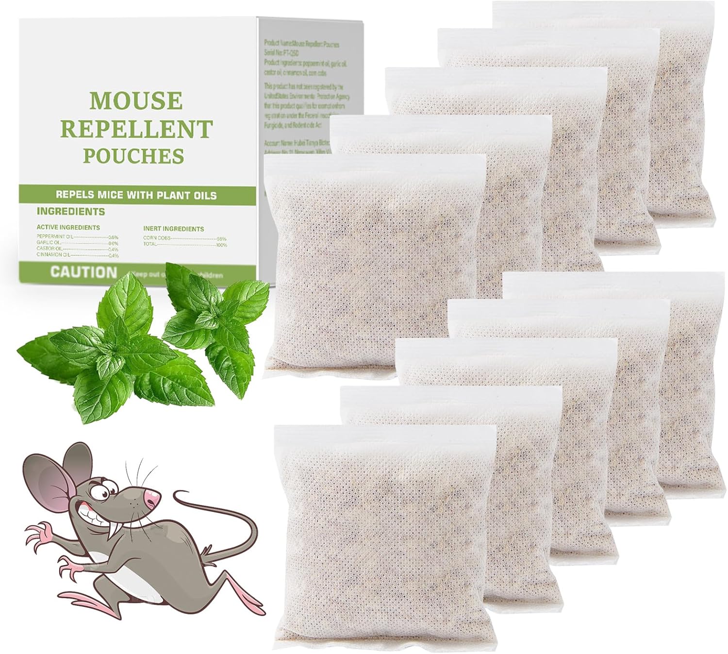 Natural Peppermint Rodent Deterrent - FEARLEFT